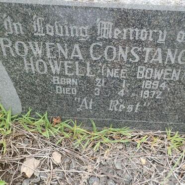 HOWELL Rowena Constance nee BOWEN 1894-1972