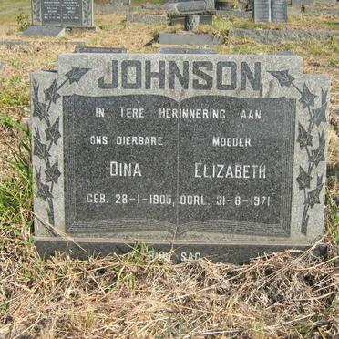 JOHNSON Dina Elizabeth 1905-1971