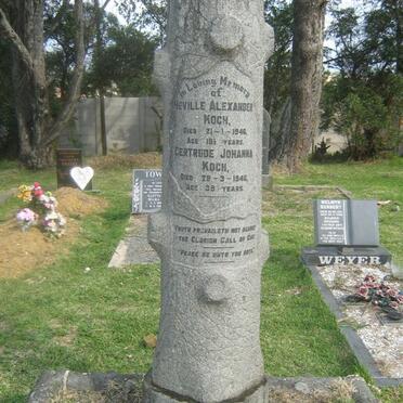 KOCH Neville Alexander -1946 :: KOCH Gertrude Johanna -1946