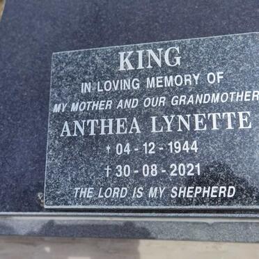 KING Anthea Lynette 1944-2021