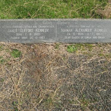 KENNEDY James Clifford 1902-1967 :: KENNEDY Norman Alexander 1924-1957