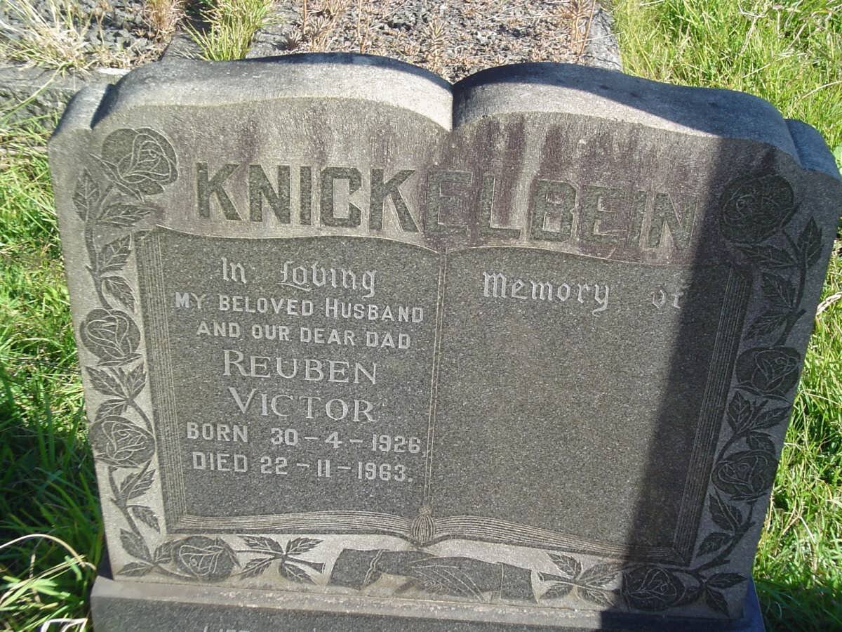 KNICKELBEIN Reuben Victor 1926-1963