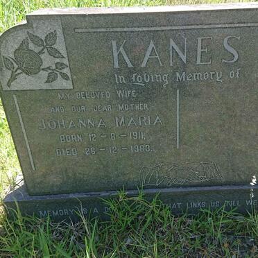 KANES Johanna Maria 1911-1963