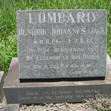 LOMBARD Hendrik Johannes 1924-1977