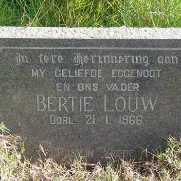 LOUW Bertie -1966