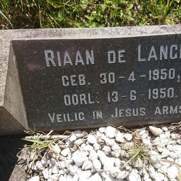 LANGE Riaan, de 1950-1950