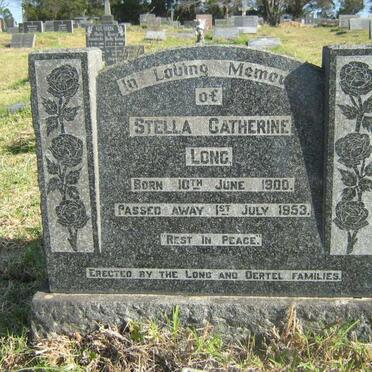 LONG Stella Catherine 1900-1953