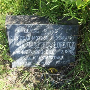 LORENTZ Alma Dorothea 1888-1965