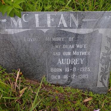 MCLEAN Audrey 1925-1983