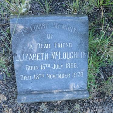 MCLOUGHLIN Elizabeth 1888-1978