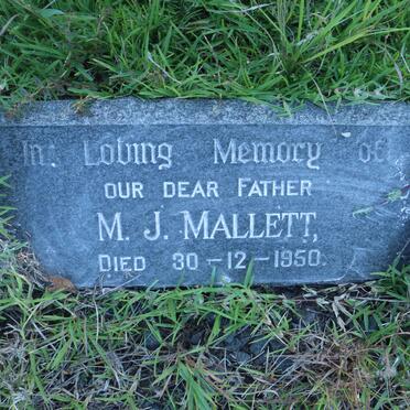 MALLETT M.J. -1950