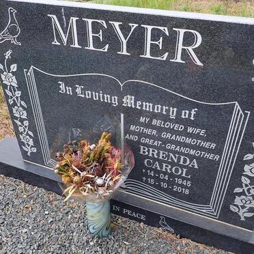 MEYER Brenda Carol 1945-2018