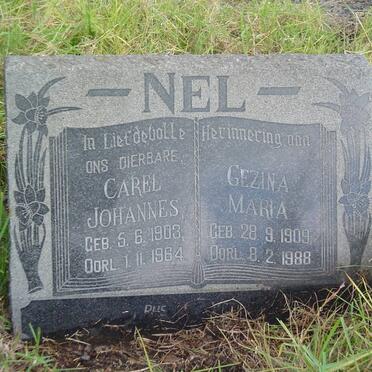 NEL Carel Johannes 1903-1964 &amp; Gezina Maria 1909-1988