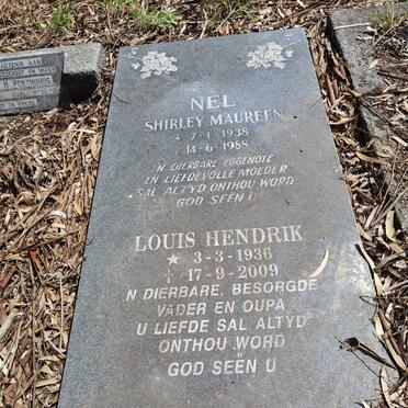 NEL Louis Hendrik 1936-2009 & Shirley Maureen 1938-1988