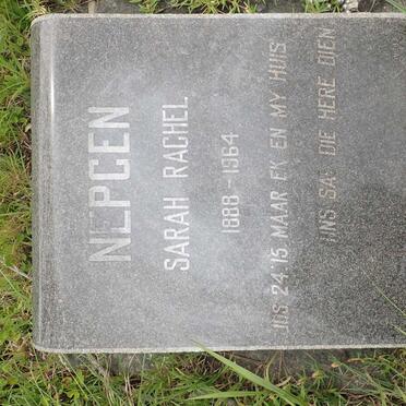 NEPGEN Sarah Rachel 1888-1964