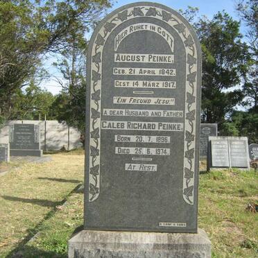 PEINKE August 1842-1917 :: PIENKE Caleb Richard 1896-1974