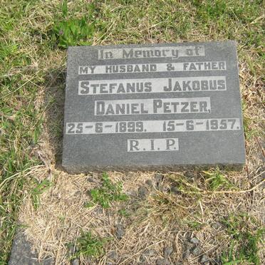 PETZER Stefanus Jakobus Daniel 1899-1957