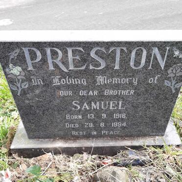 PRESTON Samuel 1916-1994