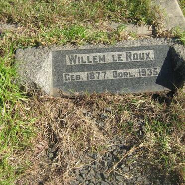 ROUX Willem, le 1877-1935