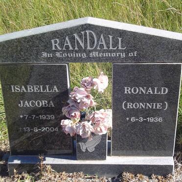 RANDALL Ronald 1936- &amp; Isabella Jacoba 1939-2004