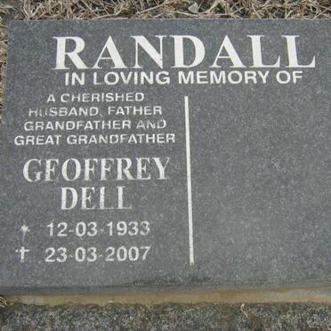 RANDALL Geoffrey Dell 1933-2007
