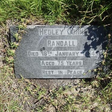 RANDALL Hedley John -1964