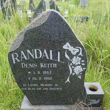 RANDALL Denis Keith 1957-1982