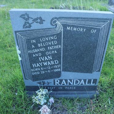 RANDALL Ivan Hayward 1937-1988
