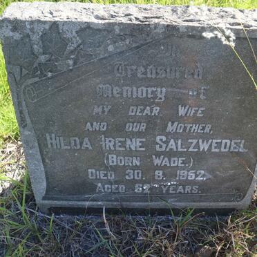 SALZWEDEL Hilda Irene nee WADE -1952