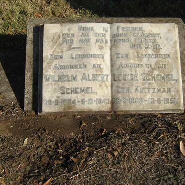 SCHEMEL Wilhelm Albert 1864-1943 &amp; Louise KIETZMAN 1868-1951