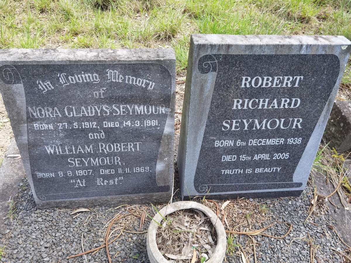 SEYMOUR William Robert 1907-1969 & Nora Gladys 1912-1961 :: SEYMOUR Robert Richard 1938-2005