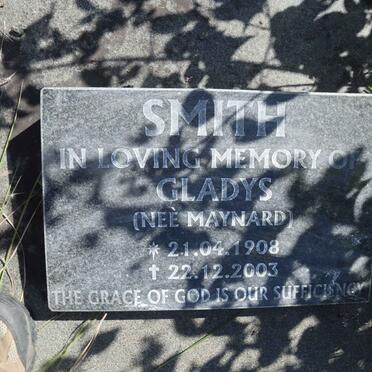 SMITH Gladys nee MAYNARD 1908-2003