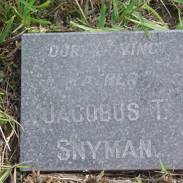 SNYMAN Jacobus T. -1966