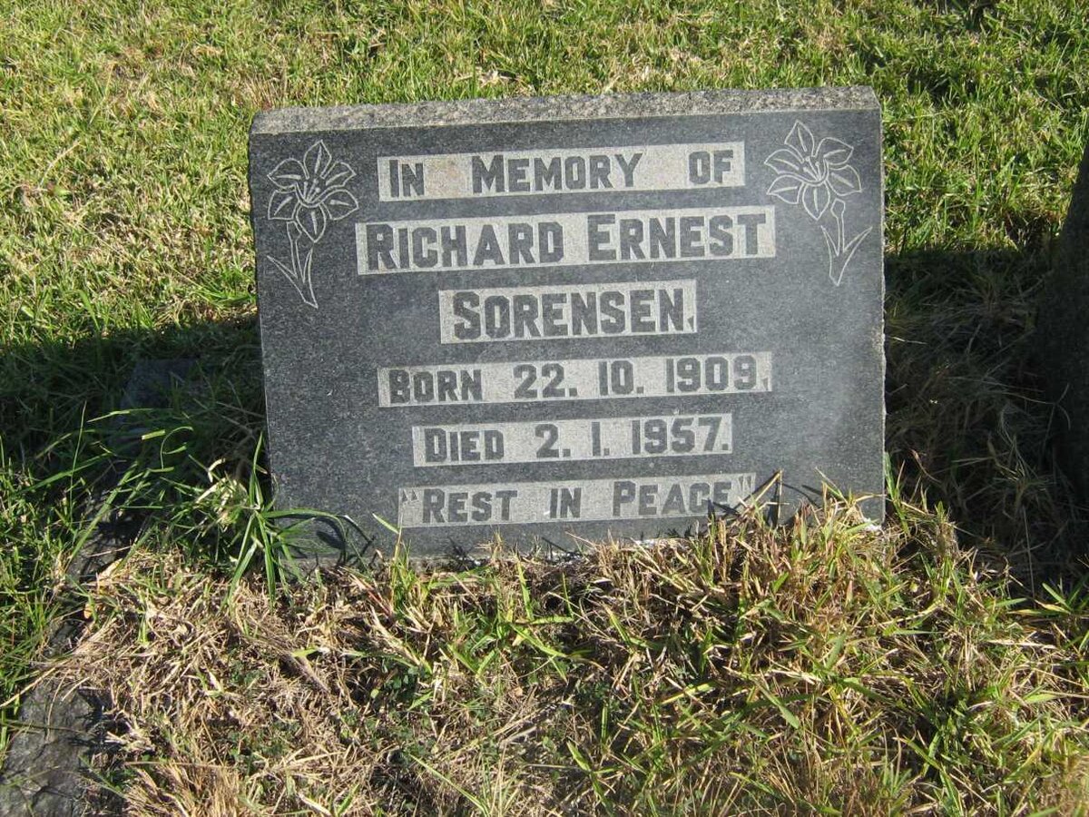 SORENSEN Richard Ernest 1909-1957