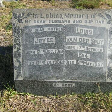 SPUY Louis, van der 1914-1957 &amp; Joyce 1916-1988