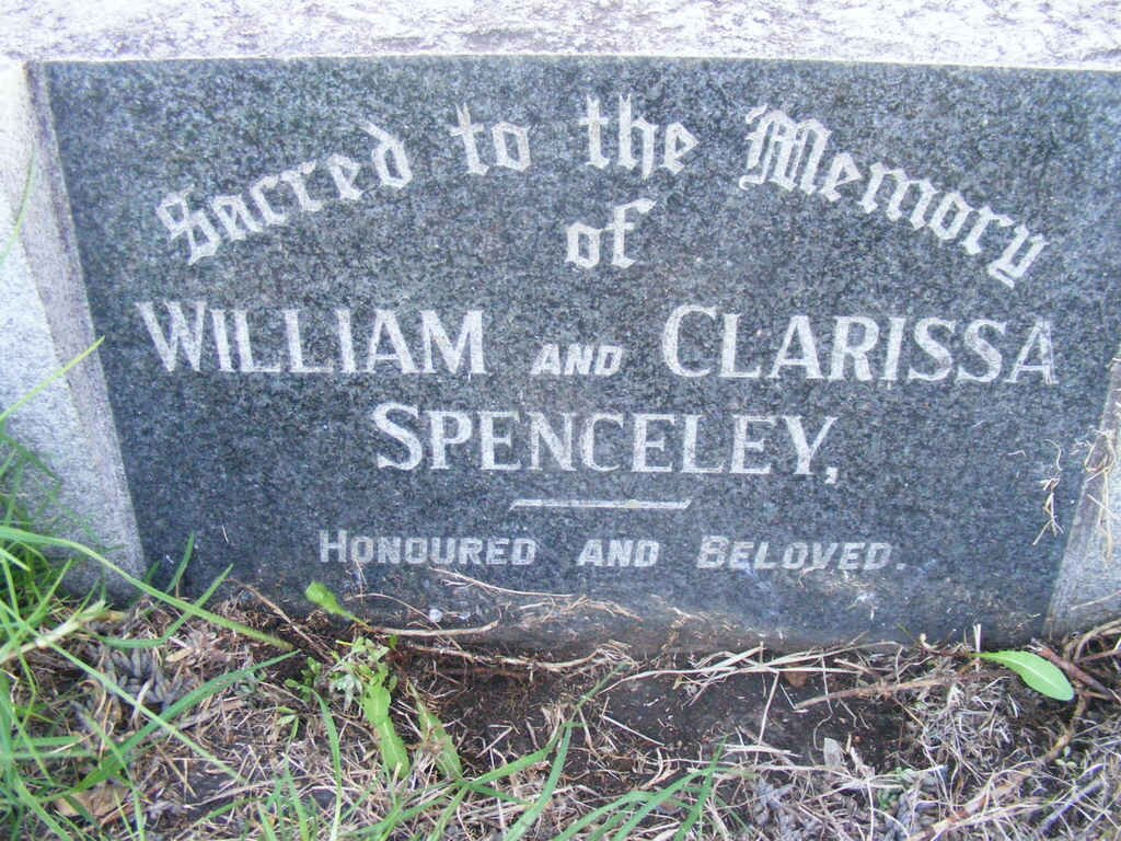 SPENCELEY William &amp; Clarissa