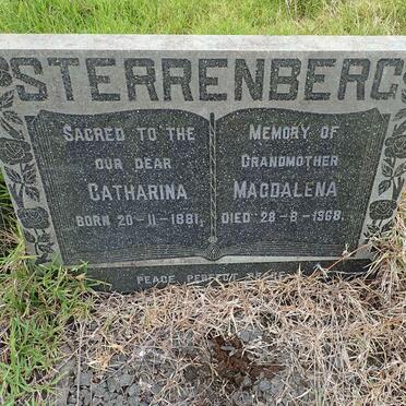 STERRENBERG Catharina Magdalena 1881-1968