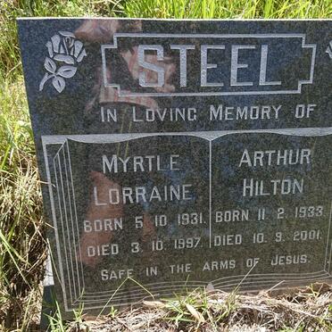 STEEL Arthur Hilton 1933-2001 &amp; Myrtle Lorraine 1931-1997
