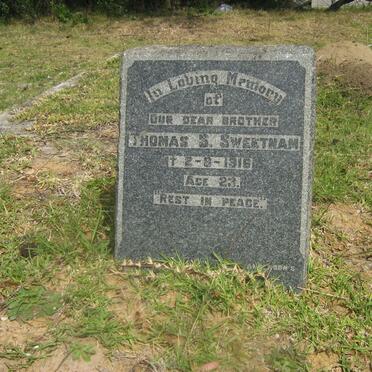 SWEETNAM Thomas S. -1916