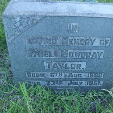 TAYLOR Ethel Mowbray 1890-1951