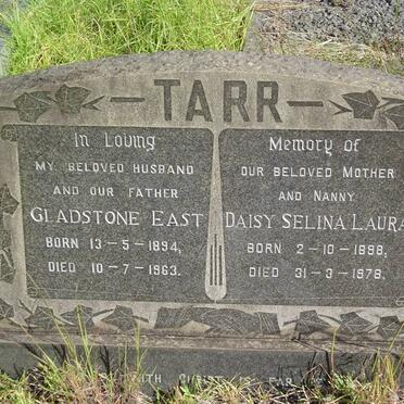 TARR Gladstone East 1894-1963 &amp; Daisy Selina Laura 1898-1978
