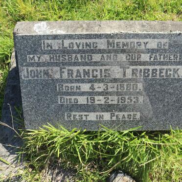 TRIBBECK John Francis 1880-1953