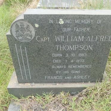 THOMPSON William Alfred 1883-1973