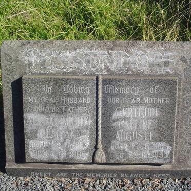 TESSENDORF Alfred Michael Hermann 1908-1965 &amp; Gertrude Pauline Auguste 1912-1992