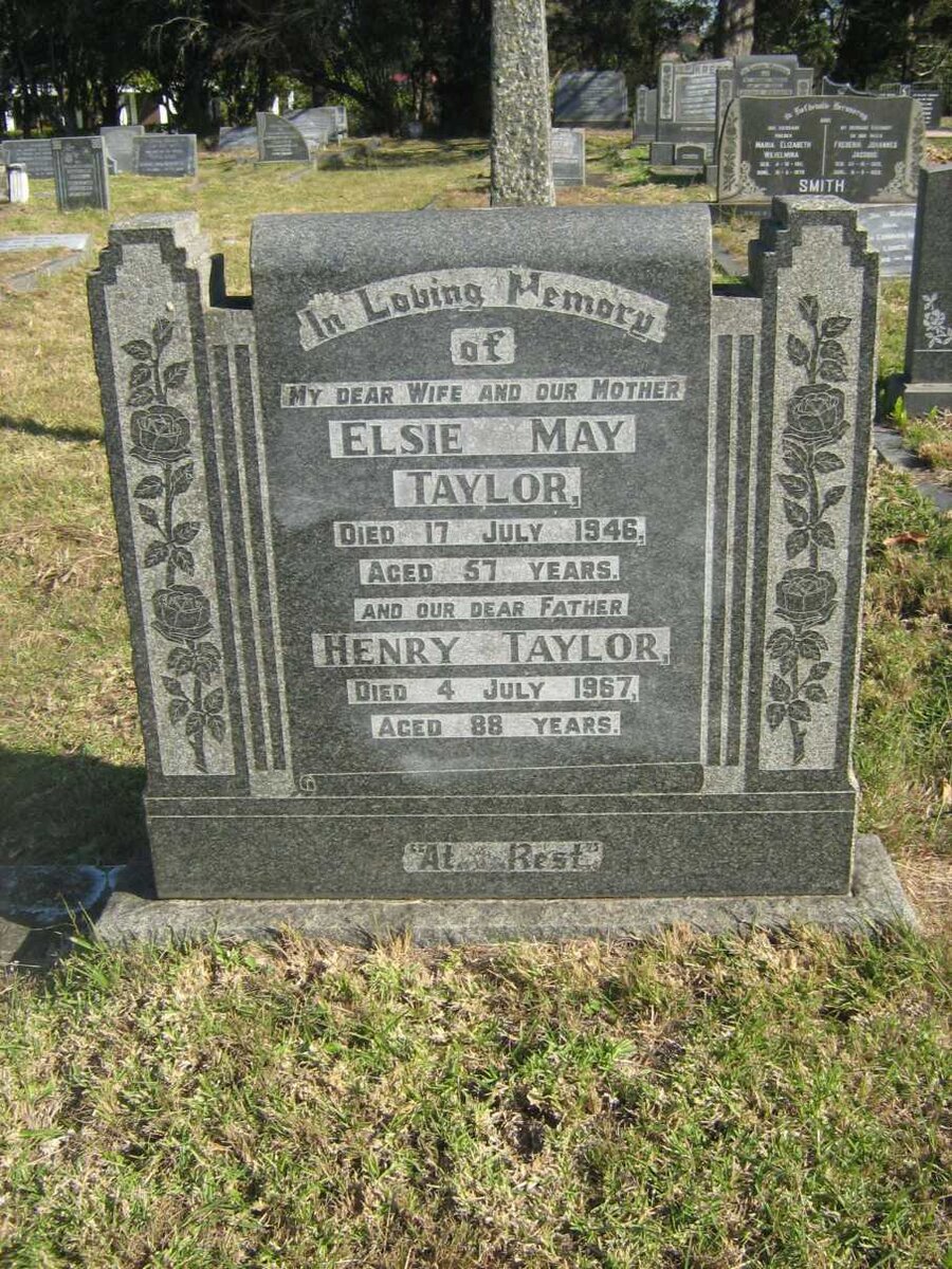 TAYLOR Henry -1967 &amp; Elsie May -1946