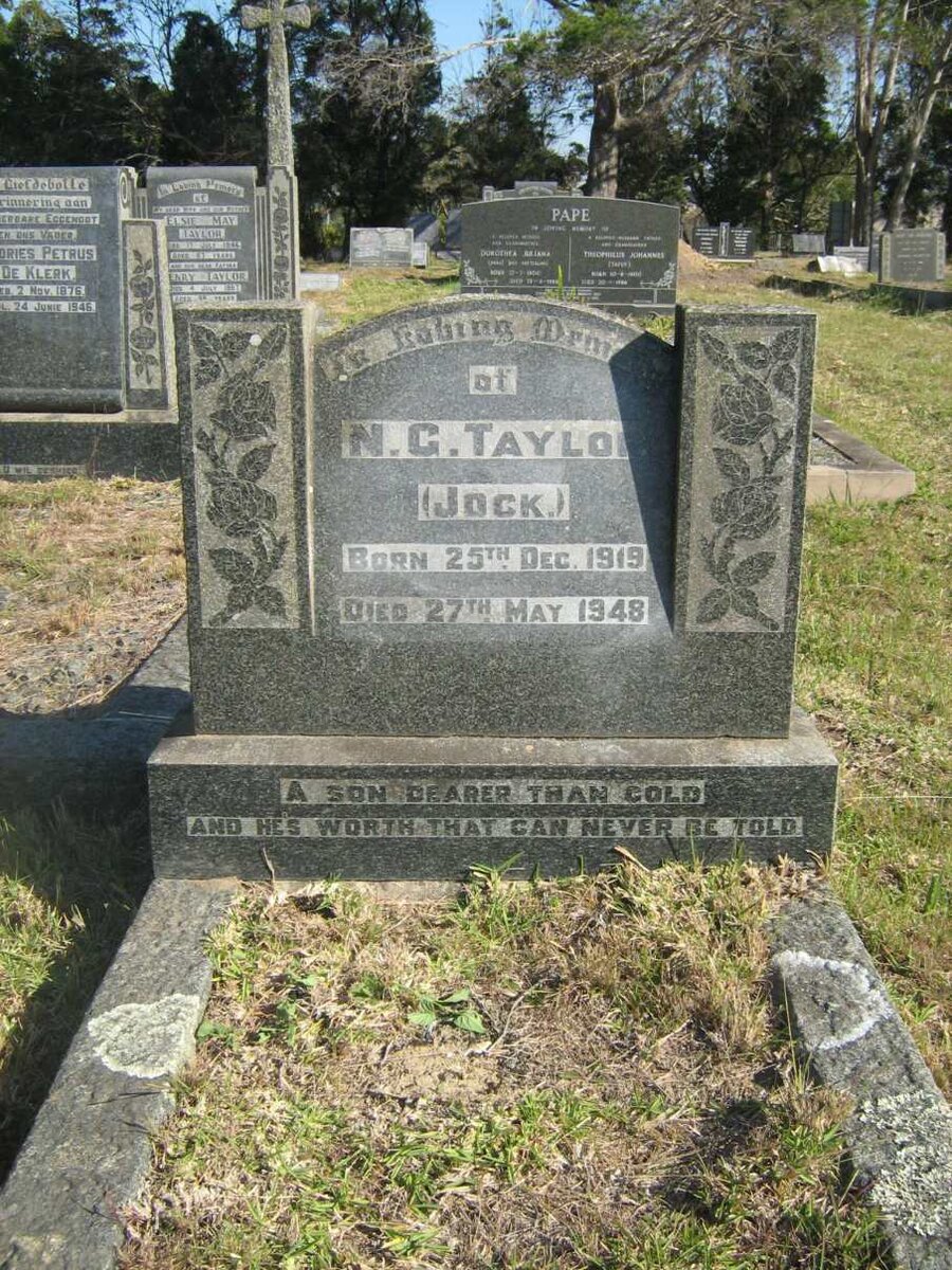 TAYLOR N.C. 1919-1948