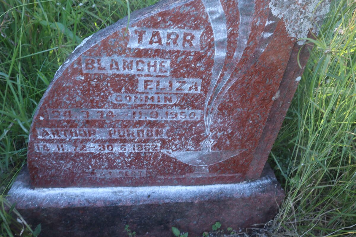 TARR Blanche Eliza nee COMMIN 1874-1950 :: PURDON Arthur 1872-1962