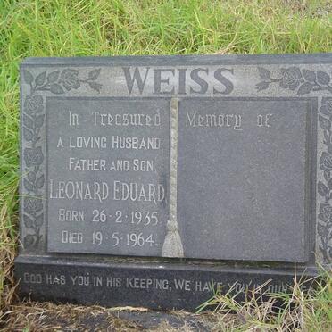 WEISS Leonard Eduard 1935-1964