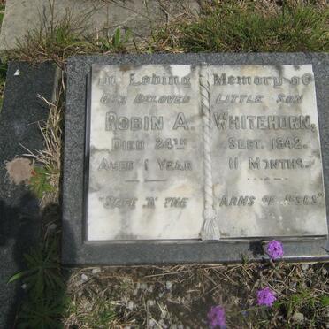 WHITEHORN Robin A. 1940-1942