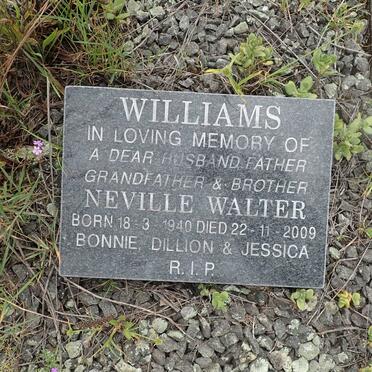 WILLIAMS Neville Walter 1940-2009
